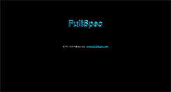 Desktop Screenshot of fullspec.com