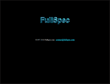 Tablet Screenshot of fullspec.com