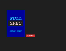 Tablet Screenshot of fullspec.co.jp